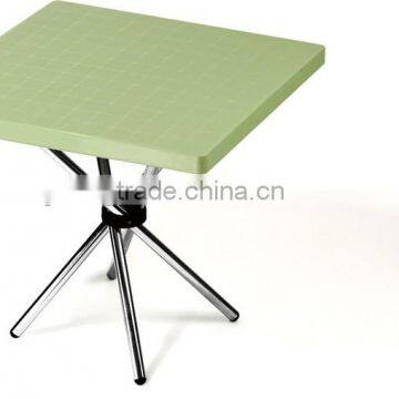 Modern Plastic Dining Room Table Outdoor Plastic square table