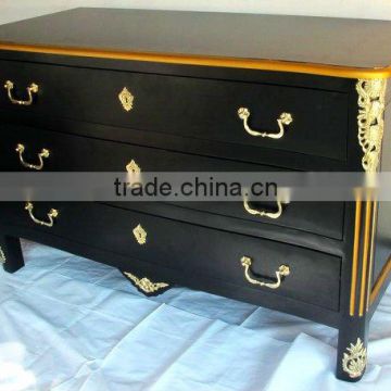 Wooden Louis Commode Cabinet with Drawers - Indonesia Furniture