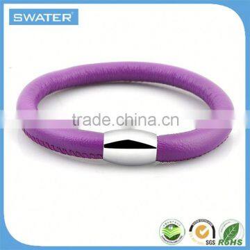 New Inventions In Japan 2016 Purple Thin Leather Bracelet