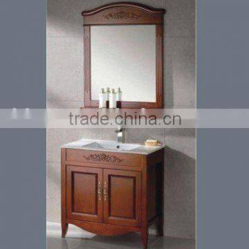 offer standard solid wood bathroom cabinet,sanitary ware