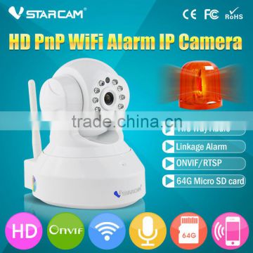 HD Wifi IR Night Vision PnP H.264 Alarm wifi Wireless ip camera with i/o alarm port