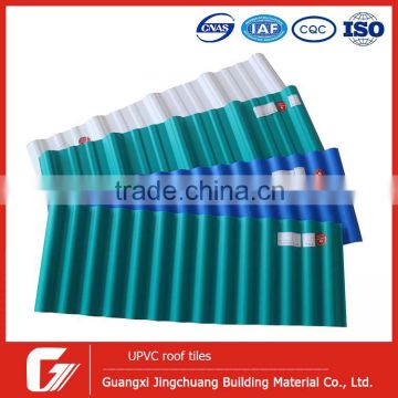 plastic corrugated type sheet for roofing