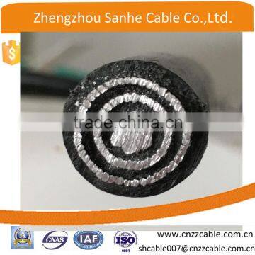 8000 Aluminum alloy AAAC concentrico cable 3*8awg for philippines