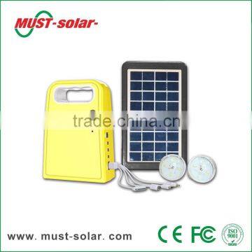 1 years warranty 3W solar home power system for LED energy saving lighting