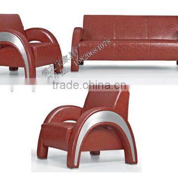 2014 new designed office leather single seater sofa three seater sofa G-305