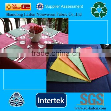 colored 40-80 width pp nonwoven tablecloths