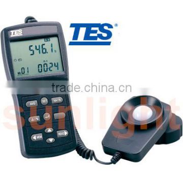 TES-1339R Professional Light Meter Integral Illuminance/Luminous Intensity Counter with RS232 Datalogger