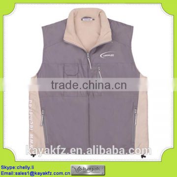 wholesale warm padded hunting vest with fleece inside
