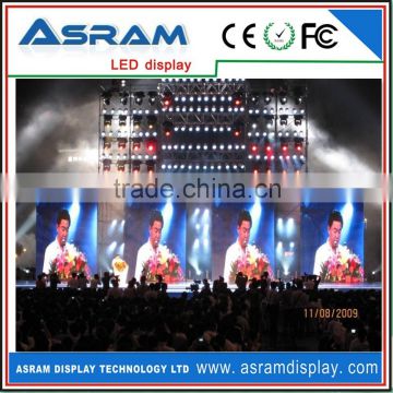 high brightness outdoor rental P6 led wall for commercial events