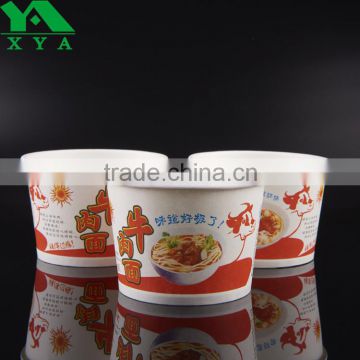 disposable logo printed food to go paper bowls