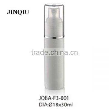 30ml water chemical bottle with spray,sliver collar pump spray bottle,medical spray bottle aluminium sprayer