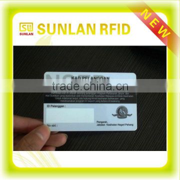School polycarbonate/PVC Material id card with ISO Size and Custom