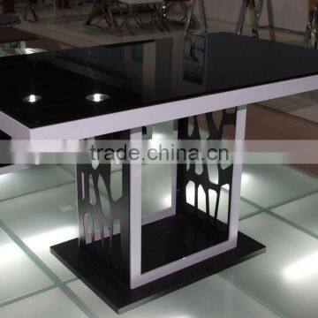 Modern glass Dinning Table Tops , Rectangle restaurant Dinning Tables BT2020 for home furniture