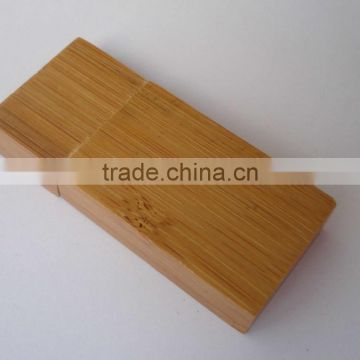 rectangular bamboo USB flash memory chip
