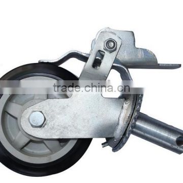 8" Stem Scaffolding Caster Wheel With Brake