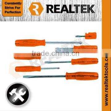 Professional Go-through Screwdriver Set With Special Transparent Plastic Handle