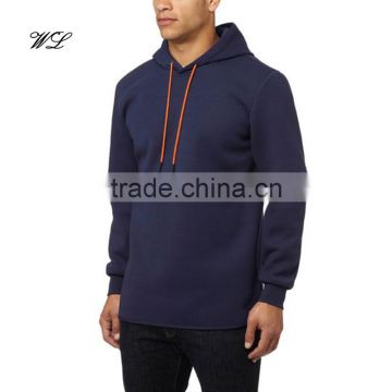 Man wholesale custom print gym sports layer top hoodie