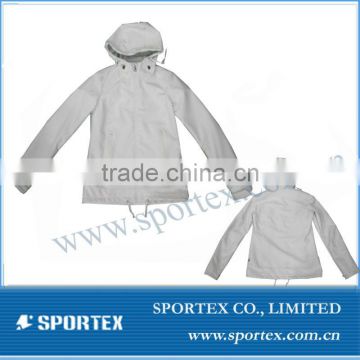 cheap white sport softshell jacket for lady