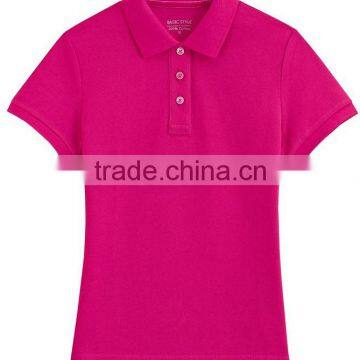 polo shirt cotton pique red color