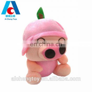 funny soft pink pig toy certificate pass baby/infant plush stuffed toys
