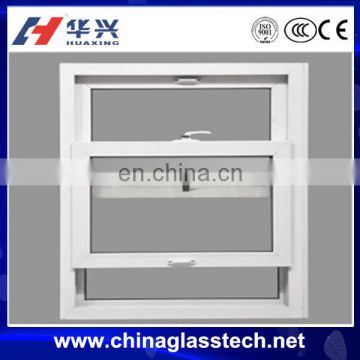 Thermal break/normal aluminum alloy frame single toughed glass double hung window,top-down sliding windows ,push up windows,