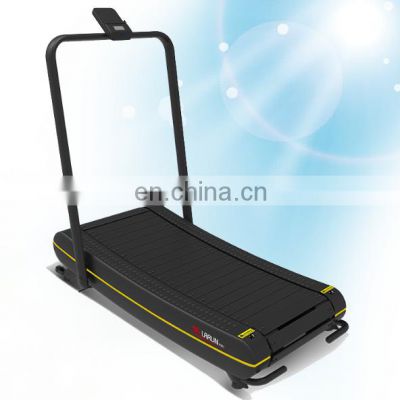 A walking machine manual treadmill new fitness air runner mini  home use self power running machine foldable curve treadmill
