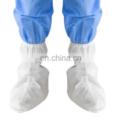 Disposable Medical Waterproof Surgical Silicone Boot Shoes Cover Protective SMS PP PE Non Woven Shoe Covers