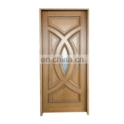 Craftsman wood caving small front outer exterior doors custom made solid wood external doors
