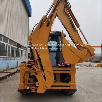 Construction machinery new mini small backhoe loader excavator tractors loaders price front wheel loaders