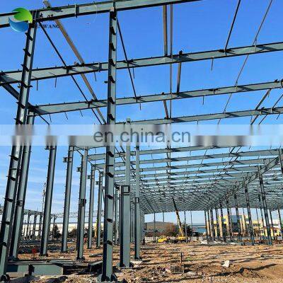 Free drawing durable and low cost prefabricated workshop warehouse steel structure warehouse building