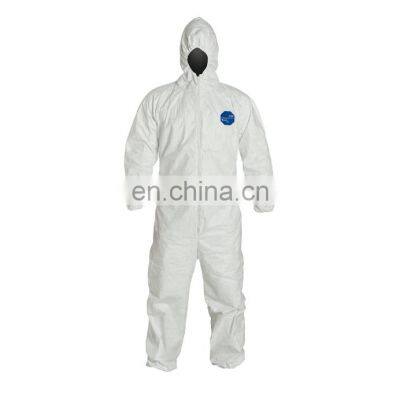 Disposable Isolation Clothing White Microporous Coveralls For Safety Protection