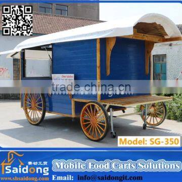 Most Popular mobile fast food cart mobile catering kitchen van for sale