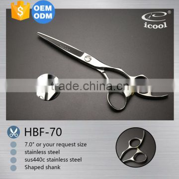professional shapde shank silver hair scissors