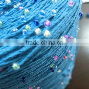 multicolor beads yarn