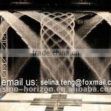 Graphical digital water curtain/waterfall/water screen