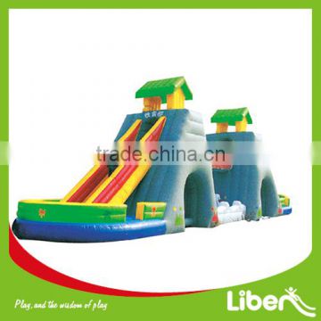 2016Hot-sale Ground Pool Water Slide for Adult Inflatable Water Park