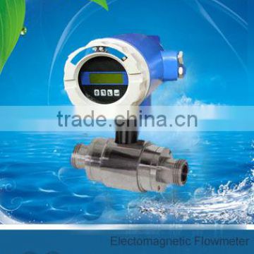 Battery powered flow meter for water treatment wastewater treatment