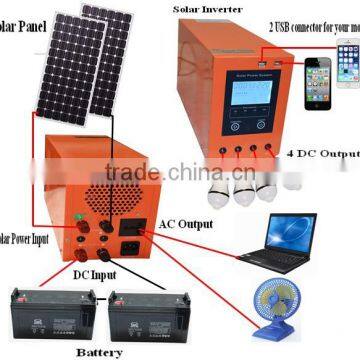 Full power solar panel /inverter/battery/controller complete off-grid 5kw home solar system                        
                                                Quality Choice