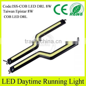 Car exterior decoration 12v cob daytime running light car body parts best selling in taiwan