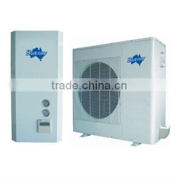 Air to water split low temperature EVI heat pump water heater