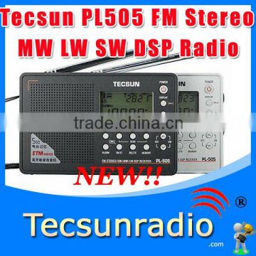 Retail-Wholesal Tecsun PL505 FM Stereo SW mw lW DSP radio pl505