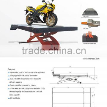 pneumatic motorcycle scissor lift table atv repair tool