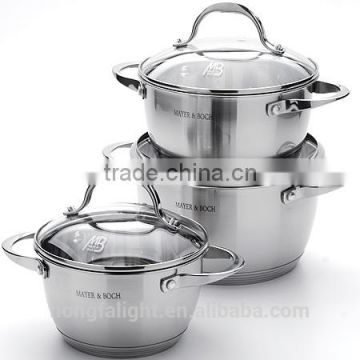 High quality 316l stainless steel cookware