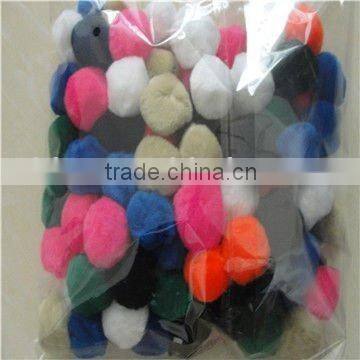 acrylic poms for the crafts,100pcs/bag