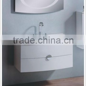 White Ceramic Sink PVC Bathroom Cabinet MJ-2027