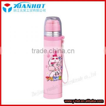 240ml stainless steel vacuum flask with transparent lid