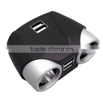 Mini USB bullet Car charger cigarette lighter adapter for Iphone 5 5s 6 plus samsung tablet mobile phone