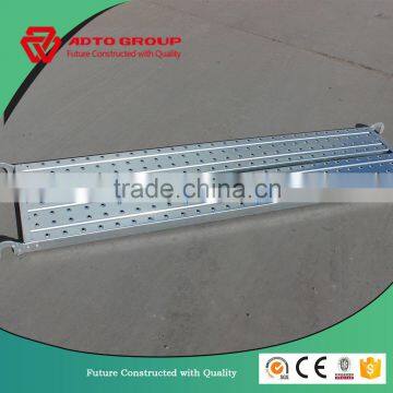 steel plank with hook, cat walk for tube scaffolding