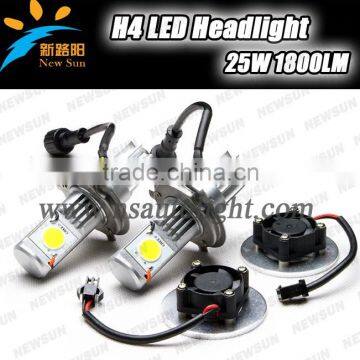 New Product Led H4 1800LM (High Beam 1800LM, Low Beam 1600LM) 50W LED H4 Led Head Light