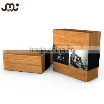 Handmade super design wood t shirt box